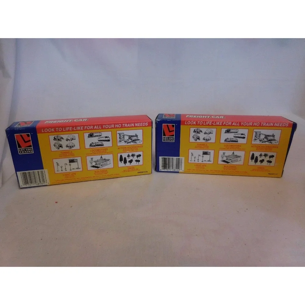 Life Like HO Scale 8581 Potlatch‎ Gondola Plus SANTA FE CABOOSE #8552 NIB
